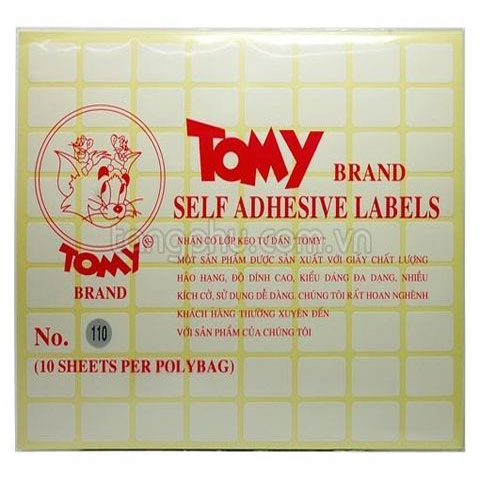 Giấy Nhãn Tomy- No.110