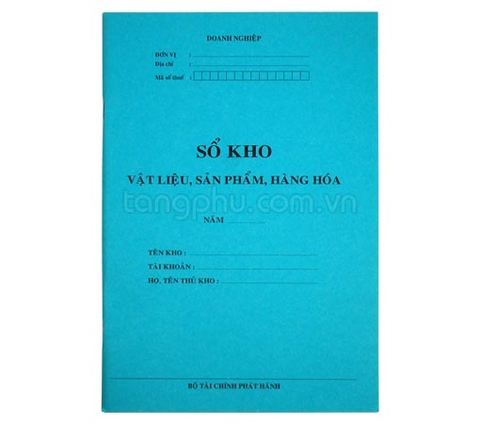 Sổ Kho Vật Liệu Sản Phẩm