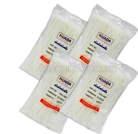 Dây Rút Nhựa Trắng - 15cm