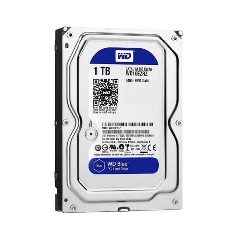 Ổ Cứng HDD WD 1TB WD10EZRZ Sata 3 (Xanh)