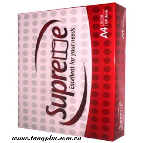 Giấy In Văn Phòng Supreme A4 70gsm