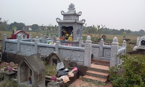 lăng thờ đá 04 ,khu lăng mộ đá tại nam định