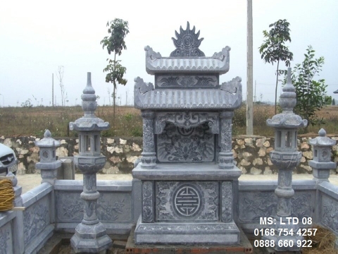 Lăng thờ đá 2 mái
