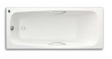 Bồn Tắm Xây COTTO BH220PP WH Có Thanh Tay Vịn 1.7M