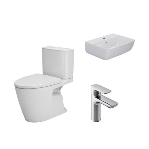 Bồn cầu AC-602VN+Chậu rửa L-312V(EC_FC)+Vòi chậu LFV-612S