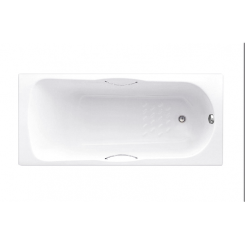 Bồn Tắm Xây COTTO BH227PP-H WH Có Thanh Tay Vịn 1.7M