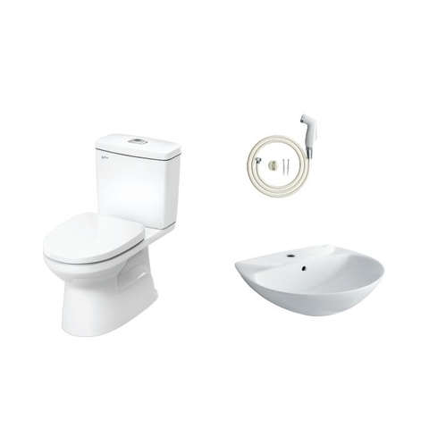 Bồn cầu C-504VAN +Chậu rửa L-285V(EC/FC) + Vòi xịt CFV-102A