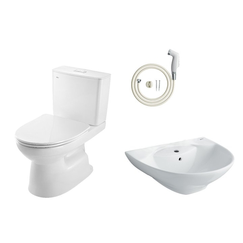 Bồn cầu C-514VAN+Chậu rửa L-288V(EC/FC)+Vòi xịt CFV-102M