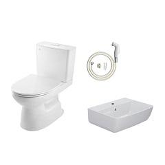 Bồn cầu C-514VAN+Chậu rửa L-312V(EC/FC)+Vòi xịt CFV-102A