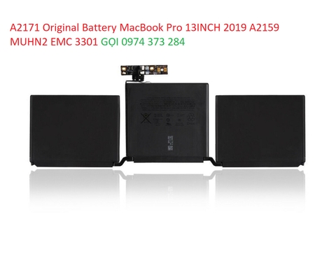 THAY PIN BATTERY MacBook Pro 13INCH 2019 A2159 MUHN2 EMC 3301 A2171 Original Battery