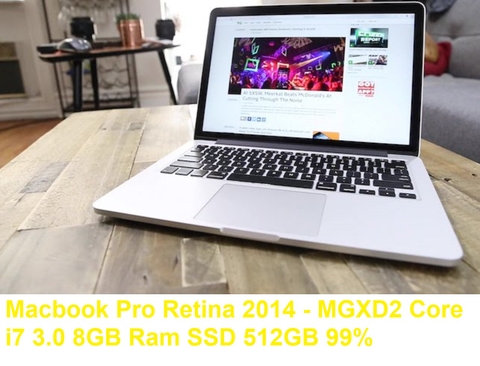 MacBook Pro 13inch Mid-2014 Core i7-4578U 3.0GHz ram 8gb ssd 512gb MGXD2 Model A1502 EMC 2875