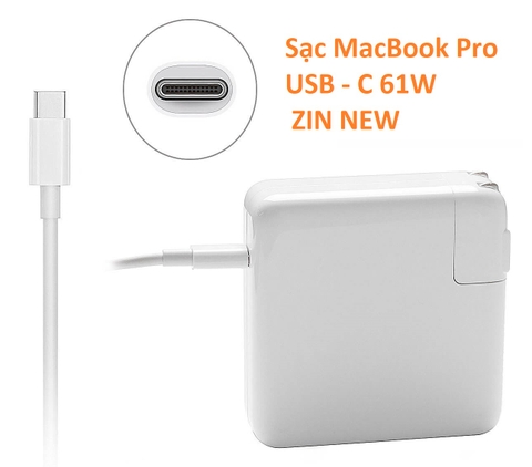 Sạc MacBook Pro USB - C 61W ADAPTER MacBook Pro TYPE C 61 ZIN NEW