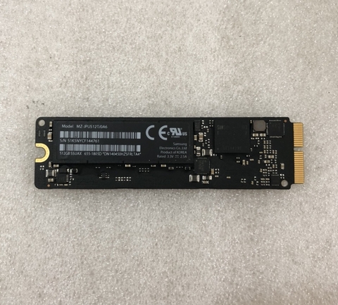 SSD MACBOOK 512GB MZ-JPU512T-0A6 655-1805D NÂNG CẤP THAY THẾ CHO MACBOOK IMAC MAC MINI