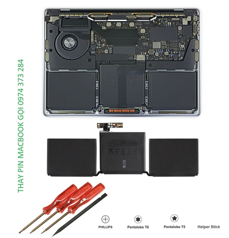 THAY PIN BATTERY MACBOOK PRO 13INCH 2020 A2251 A2289 MXK62 MWP42 MWP52 MWP62 MWP72 MWP82