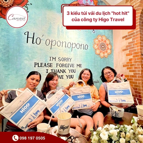 Case study: 3 kiểu túi vải du lịch 