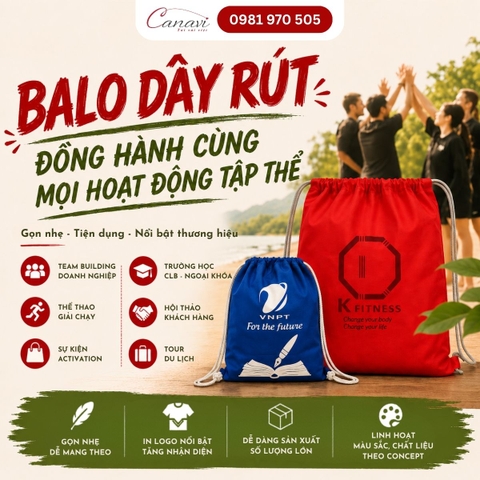 Balo dây rút - Đồng hành cùng mọi hoạt động tập thể