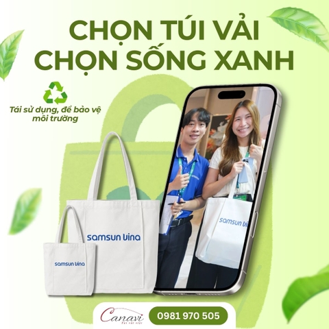 Túi vải và xu hướng sống xanh 2026