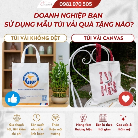 Doanh Nghiệp Nên Chọn Túi Vải Quà Tặng Theo Tiêu Chí Nào?