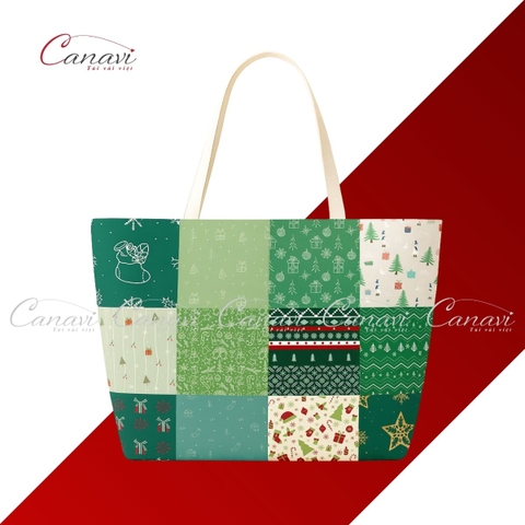 Túi Vải Bố Canvas Quà Tặng Noel TVQT1