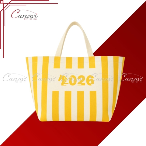 Túi Tote Vải Bố Canvas Quà Tặng Tết TVQT15