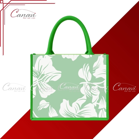 Túi Vải Đay Linen TVD19 - Sắc Xanh Tươi Mát