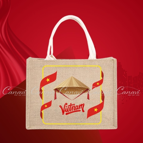 Túi Vải Đay Linen TVD13 - Bản Sắc Việt Trong Từng Đường Kim
