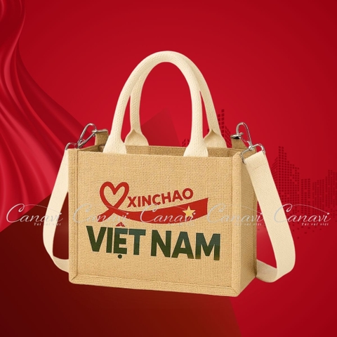 Túi Vải Đay Linen TVD16 - Việt Nam Bền Vững