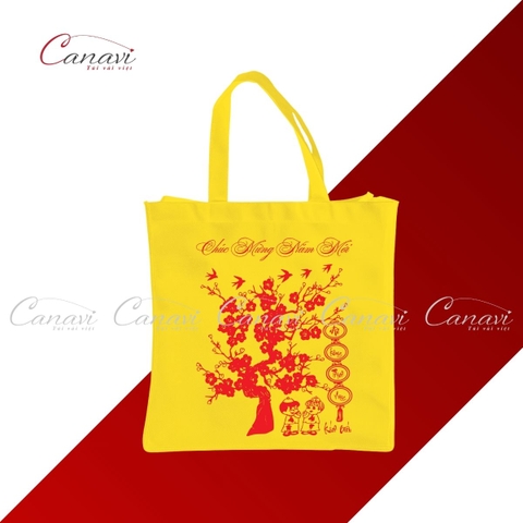 Túi Vải Không Dệt Bao Bì Quà Tặng Tết TVQT10