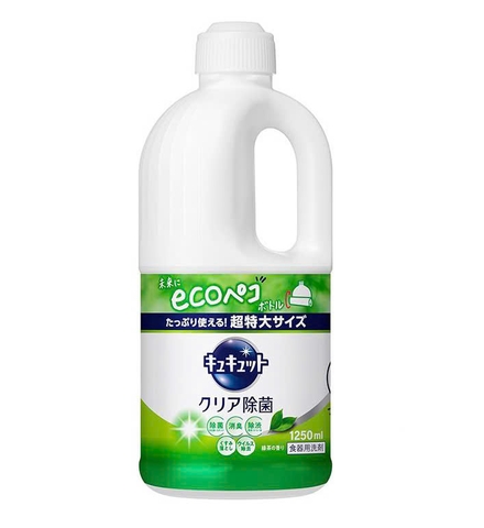 Nước rửa bát Kao 1250ml - hương trà xanh