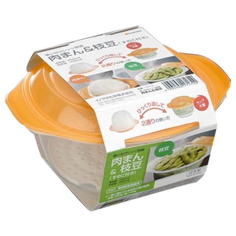 Hộp hấp bánh bao và Edamame Inomata