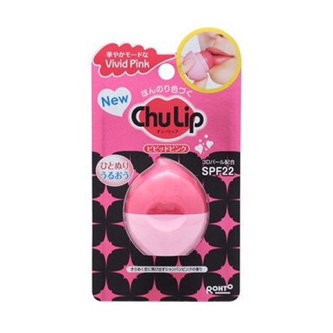Son dưỡng môi Chulip hình trứng Vivid Pink