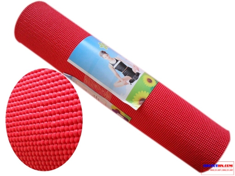 Thảm tập yoga kèm túi đựng Verygood (Đỏ)