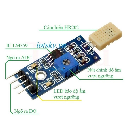 Cảm Biến Độ Ẩm HR202