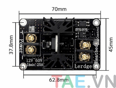 Mạch Mosfet Cho Bàn Nhiệt 30A