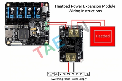 Mạch Mosfet Cho Bàn Nhiệt 30A