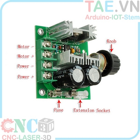 Mạch Điều Khiển Tốc Độ Động Cơ DC PWM 12-40V 10A