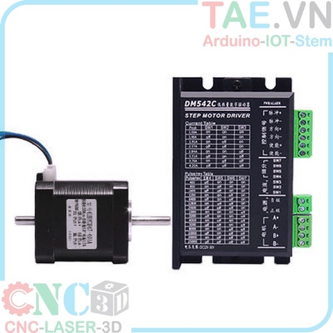 Combo Stepper motor 42BYGH34 + Drive DM542C, DriveTB6600