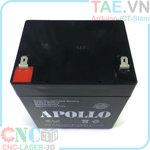 Bình Ắc Quy Apollo 12V 5AH