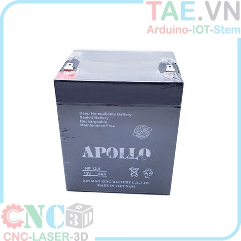 Bình Ắc Quy Apollo 12V 5AH