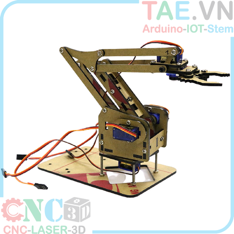 Cánh Tay Robot Mica 4 Bậc DIY