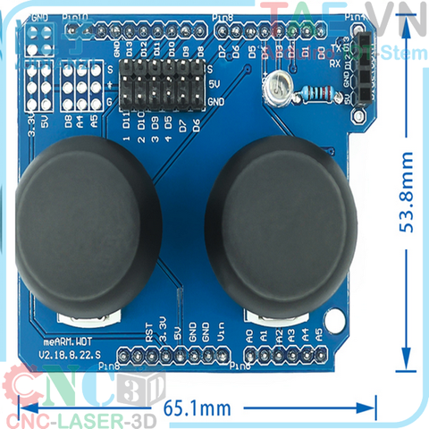 Joystick Arm Robot Shield