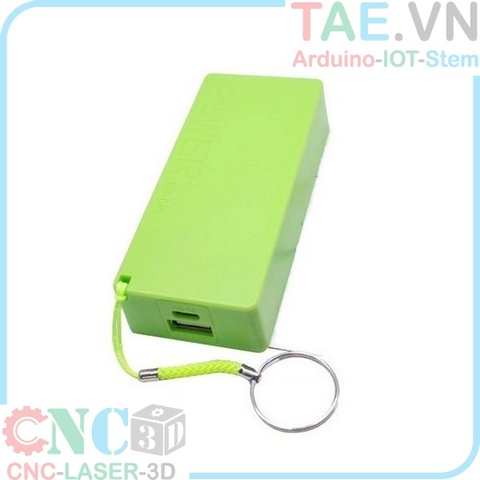 Hộp Sạc Pin Dự Phòng 2 Pin Power Bank Chưa Pin