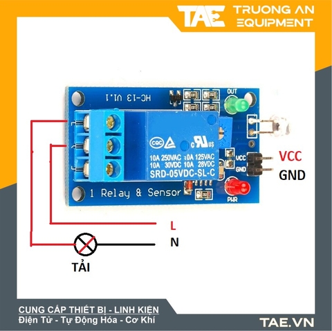 Cảm Biến Ánh Sáng Photodiode Relay