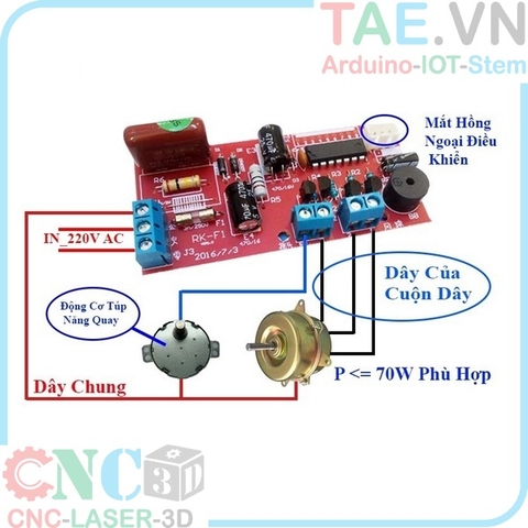 Bộ Điều Khiển Quạt Từ Xa QTX-5K1-1