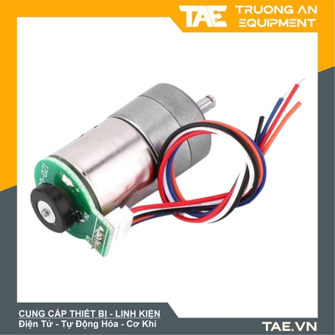 Động Cơ Giảm Tốc DC 6-12V 32-64 Rpm Tỉ Lệ 1:110 Có Hall Encoder