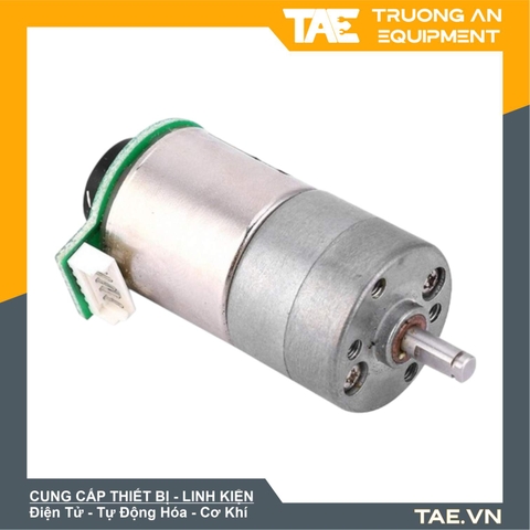 Động Cơ Giảm Tốc DC 6-12V 32-64 Rpm Tỉ Lệ 1:110 Có Hall Encoder