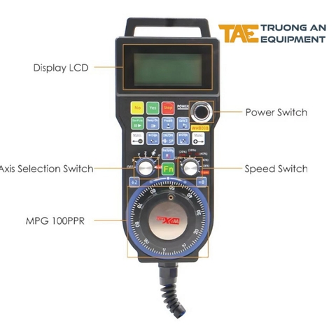 Tay Quay Không Dây Cho Máy CNC NC-Studio V5/V8 WHB03B XHC