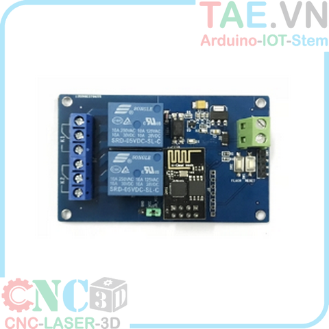 Mạch Wifi ESP8266 2 Relay 5VDC