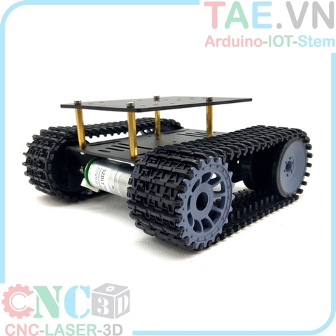 Khung xe robot tank mini T10