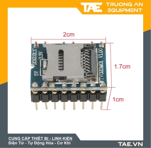 Module Âm Thanh WTV020-SD Card